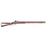 A very good .65” Enfield made late pattern Baker flintlock rifle, 45½” overall, twist barrel 30”