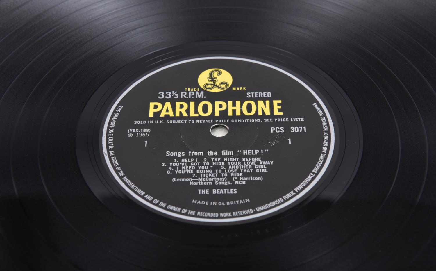 The Beatles - Help. Parlophone stereo 12" vinyl record. Made in Gt. Britain 1965, YEX 168-1 with - Image 3 of 3