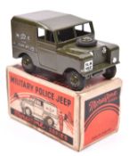 Morestone Series Military POLICE Jeep. A Land Rover finished in gloss military olive green. 'MP