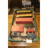 8 Hornby 'O' gauge Rolling Stock Items. No. 2 Corridor Coach 1st-3rd. No. 2 Corridor Coach Brake-