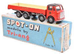 Spot-On AEC Mammoth Major 8 Flat Float with Sides. (110/3). In red, cream and black British Road