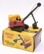 One of the rarest Budgie Toys. A Ruston Bucyrus Working Model Excavator 10-RB. No.260. Finished in