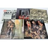 5x Jethro Tull 12" vinyl albums. Thick As A Brick 1972, CHR 1003 A-3U. Aqualung 1971, ILPS 9145 A-