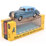 A rare Budgie Colour Trial Rolls Royce Silver Cloud No.102. An example in an unissued blue with