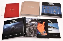 24x watch catalogues, etc. 8x Breitling including; Chronolog 2009, 2012, 2013, 2014, 2015, Pure