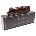 An Ace Trains O gauge LMS 2-6-4T 'Tilbury Tank' locomotive, 2465, in lined maroon livery. For 3 rail