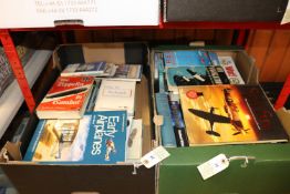 Approx 60x Railway and Aircraft related books. Including hard back and paperback books with