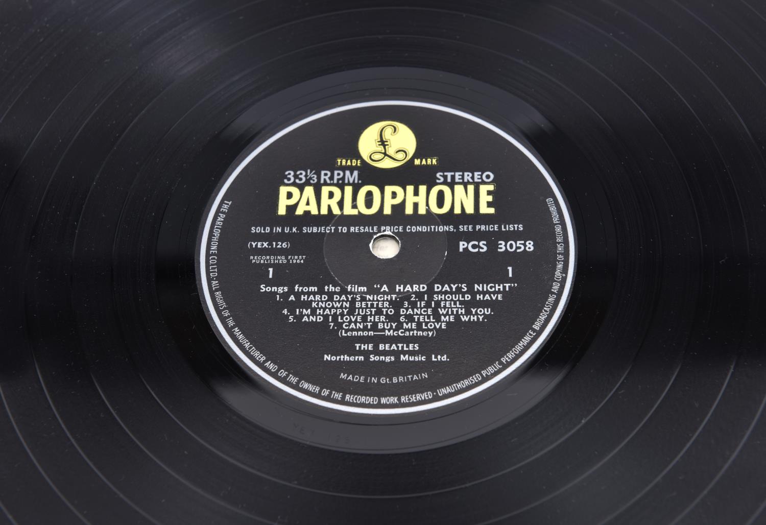 The Beatles - A Hard Day's Night. Parlophone stereo 12" vinyl records. Made in Gt. Britain 1964, YEX - Image 3 of 3