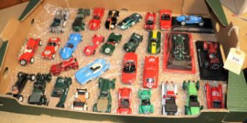 A quantity of various makes. Most competition cars by various by various manufacturers, Matra 650,