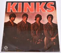 The Kinks - Kinks. Pye 12" vinyl record, South African issue. PL2020 on label and CYL120A on run out