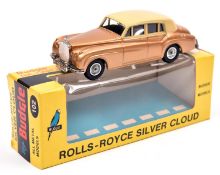 A rare Budgie Colour Trial Rolls Royce Silver Cloud No.102. An example in an unissued light metallic