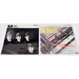2x The Beatles 12" vinyl records, both South African pressings - Please Please Me. Parlophone
