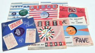 24x 78rpm 10" early Rock singles. All in original record label sleeves. 3x Cliff Richard & The