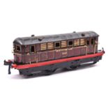 A Hornby O gauge Metropolitan Railway Metro-Vick 0-4-0 electric locomotive, 2, in lined maroon