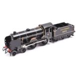 A Hornby O gauge electric L18 No.4 Southern Railway Schools Class 4-4-0 tender locomotive for 3 rail