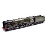 A Bowande Gauge One live steam gas fired BR Standard Class 7 Britannia 4-6-2 tender locomotive. A