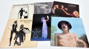 6x Fleetwood Mac etc 12" vinyl albums. Peter Green's Fleetwood Mac 1968, 7-63200 A1/B1. Mr.