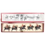 Britains British Soldiers 'The Life Guards' Set No.1 Comprising 5 mounted, Officer on prancing horse