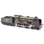 A Hornby O gauge electric L18 No.4 Southern Railway Schools Class 4-4-0 tender locomotive for 3 rail