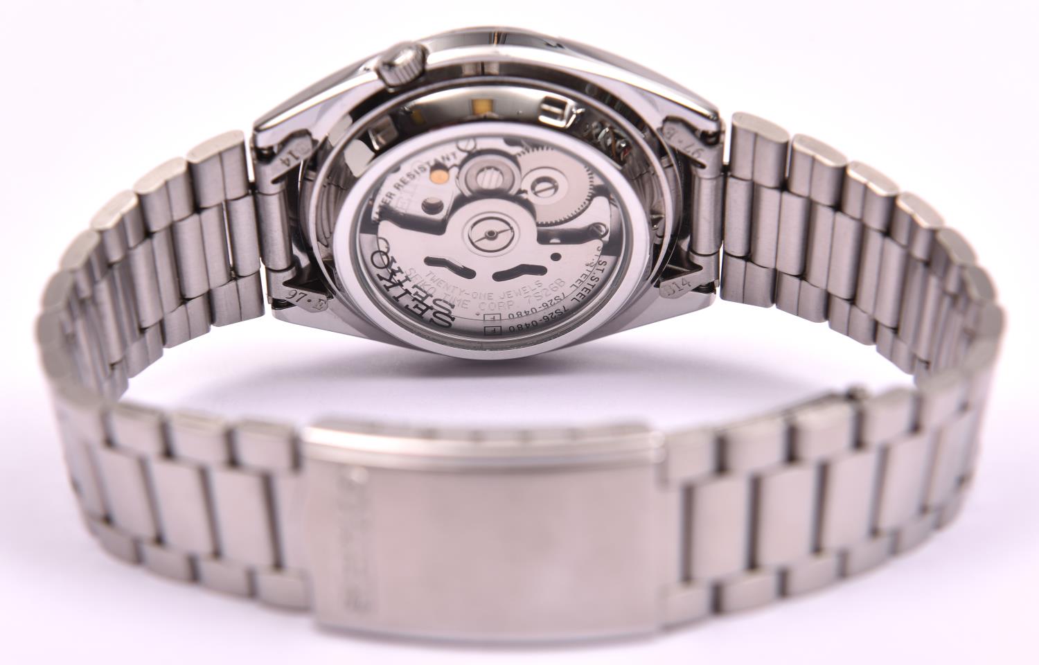 A Seiko Perpetual Calendar Cal.6A32 Automatic watch with automatic self winding movement. - Image 2 of 4