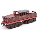 An O gauge electric tinplate Metropolitan Railway Westinghouse Bo-Bo electric locomotive, 5, in