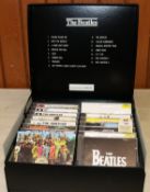 A Beatles 15 album CD box set. Limited edition set produced in 1988 by HMV with tray below