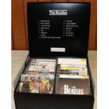A Beatles 15 album CD box set. Limited edition set produced in 1988 by HMV with tray below