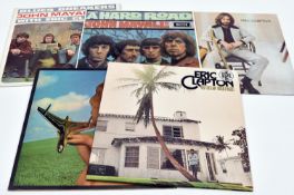 5x Eric Clapton related 12" vinyl albums. John Mayall & The Blues Breakers with Eric Clapton, mono