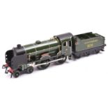 A Hornby O gauge electric L18 No.4 Southern Railway Schools Class 4-4-0 tender locomotive for 3 rail