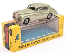 A rare Budgie Colour Trial Rolls Royce Silver Cloud No.102. An example in an unissued light metallic