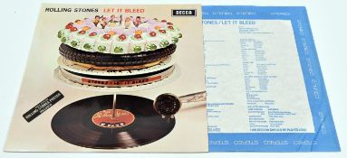 The Rolling Stones - Let It Bleed. Decca stereo 12" vinyl record. 1969, XZAL-9363-P-IW XZAL-9364-P-