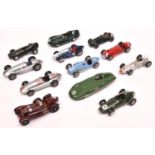 12 white-metal, resin and die-cast Competition Cars. Including 1949 Talbot-Lago GP, MG Record Car,