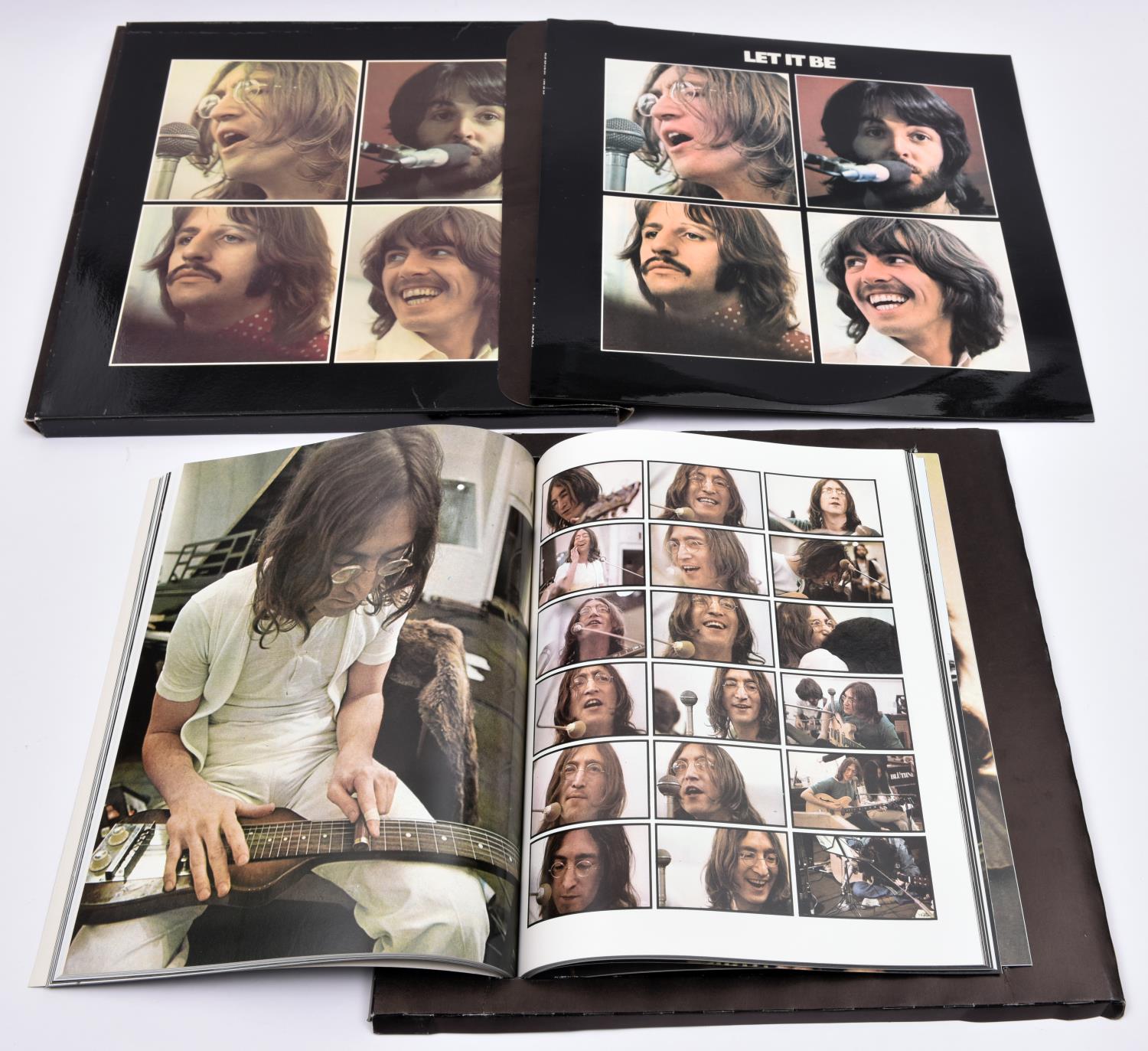 The Beatles - Let It Be 'box set'. Apple stereo 12" vinyl. Mfd in UK. 1970, YEX 773-2U. With book;