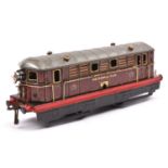 A Hornby O gauge Metropolitan Railway Metro-Vick 0-4-0 electric locomotive, 2, in lined maroon