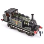 An O gauge brass/tinplate kitbuilt Southern Railway Class A1 0-6-0T Terrier locomotive in lined