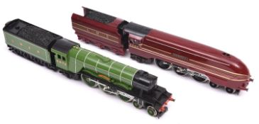 11x OO gauge locomotives by Hornby, Tri-ang, Mainline, etc. Including; LMS Streamlined Coronation
