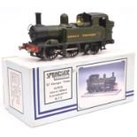 An O gauge Springside Models brass/white metal kitbuilt GWR Class 14xx 0-4-2T locomotive. 1450, in