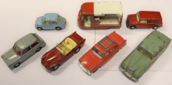 7 Spot-On. Morris Mini Van, 'Royal Mail', Austin A60 Cambridge, Bentley Saloon, Fiat 500, Austin