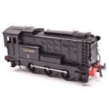 An O gauge modern tinplate hand/kitbuilt Southern Railway Class D3/12 0-6-0 diesel shunter, 2, in