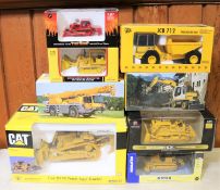 8 Heavy Plant items, scales include 1:35, 1:50 and 1:87. A Norscot CAT D11R Track-Type Tractor. 4x