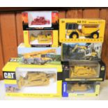 8 Heavy Plant items, scales include 1:35, 1:50 and 1:87. A Norscot CAT D11R Track-Type Tractor. 4x