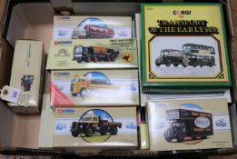 12 Corgi. A Pickfords set of 3 vehicles. Transport of the Early 50's 2 vehicle set. Transport