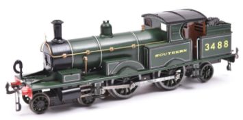 An O gauge modern tinplate hand/kitbuilt Southern Railway Class 0415 Adams Radial 4-4-2T locomotive,