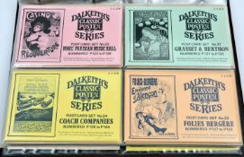 52x packs of Dalkeith's Classic Poster Series postcards. Sets are contained in a Stanley Gibbons