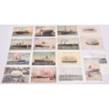 17x postcards of cruise ships, etc. Including; 4x Le Havre - 2x La Provence, Le Paquebot and La