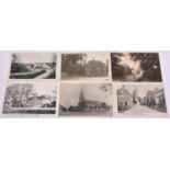 6x postcards of Fletching, East Sussex. Including; High Street, Sheffield Arms, Shortbridge Mill,