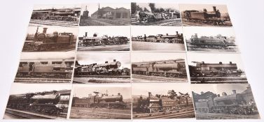 24x LBSCR related postcards. Locomotives including; Blatchington, Portsmouth, Wallington, 440, La