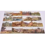 Approx 70 postcards by Salmon Ltd. Including; Bude, Windsor Castle, Oriel College Oxford, Arundel