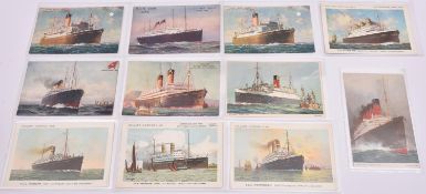 11x postcards of cruise ships, etc. Including; 4x White Star Line - 2x SS Calgaric, RMS Celtic and