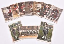 10 Edwardian Military postcards, A&G Taylors Orthocrome series of Scottish Regiments. GC £80-100